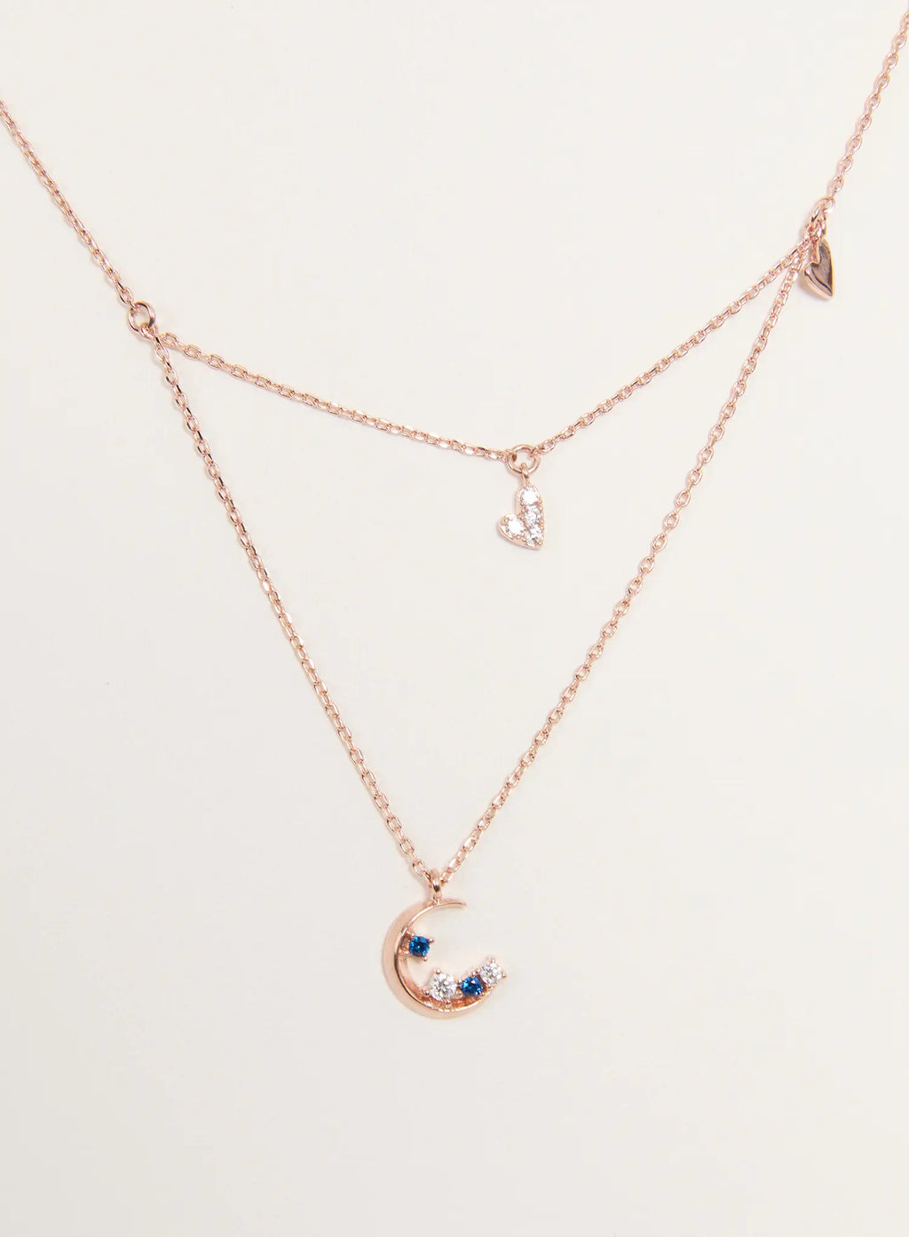 Azure Crescent Necklace IS517