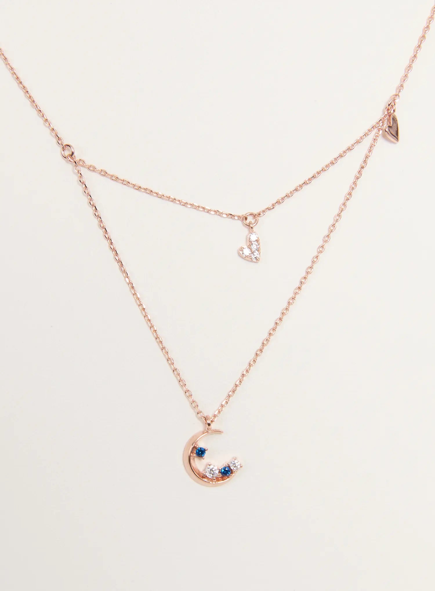 Azure Crescent Necklace IS517