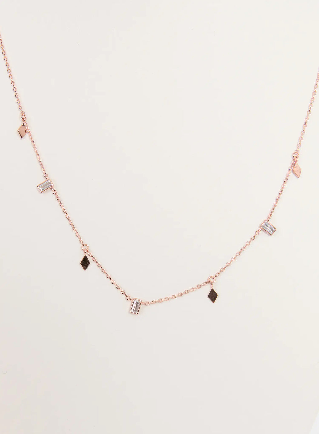 Geometric Drop Necklace IS517