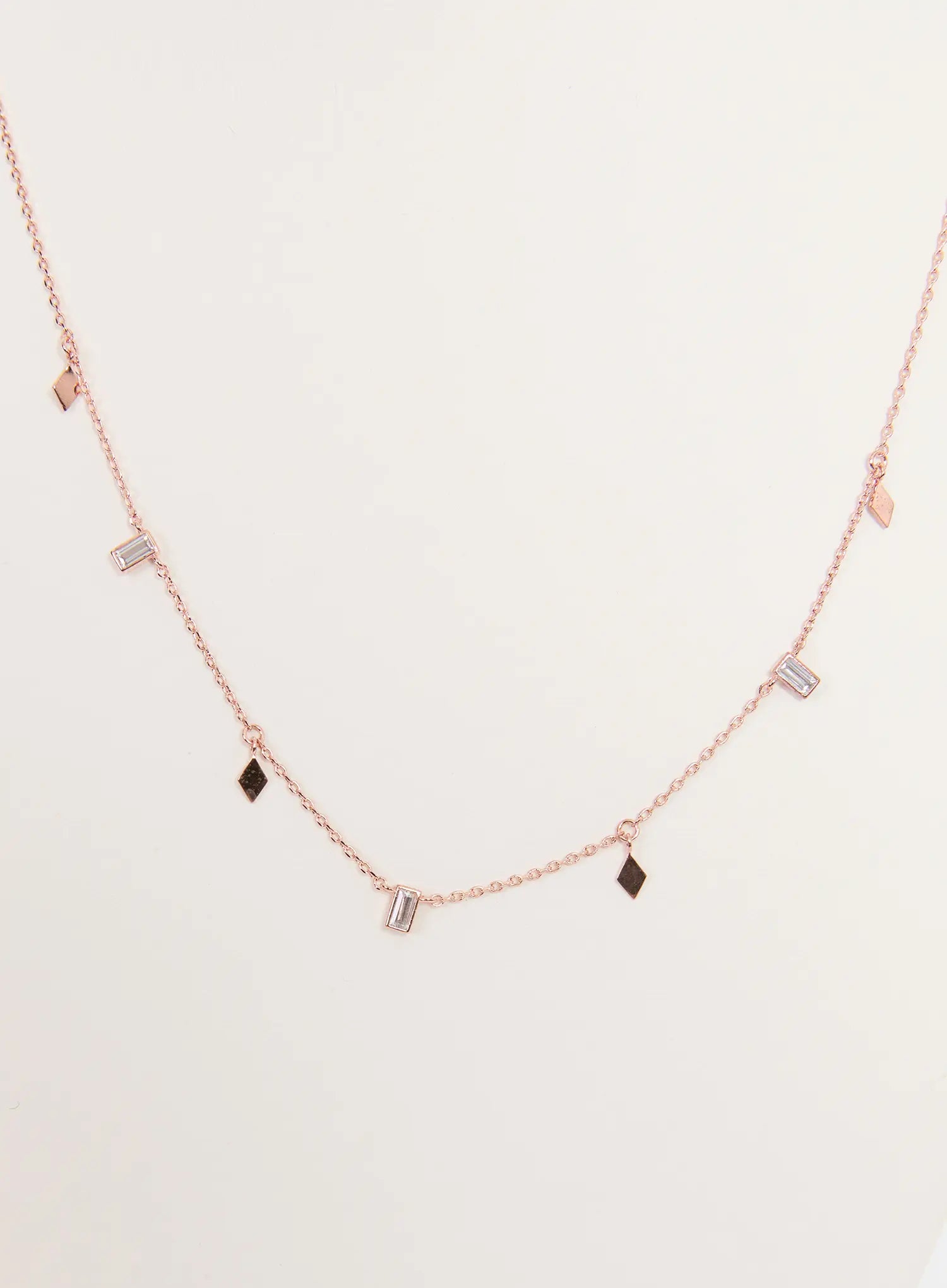 Geometric Drop Necklace IS517