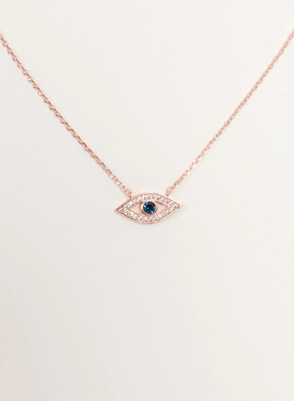 Sapphire Gaze Necklace IS517