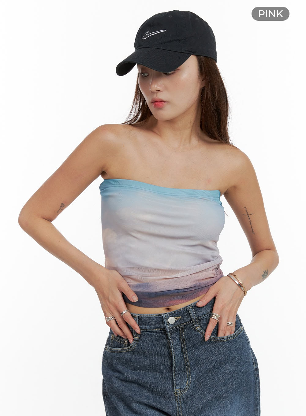 Gradient Tube Top CL405