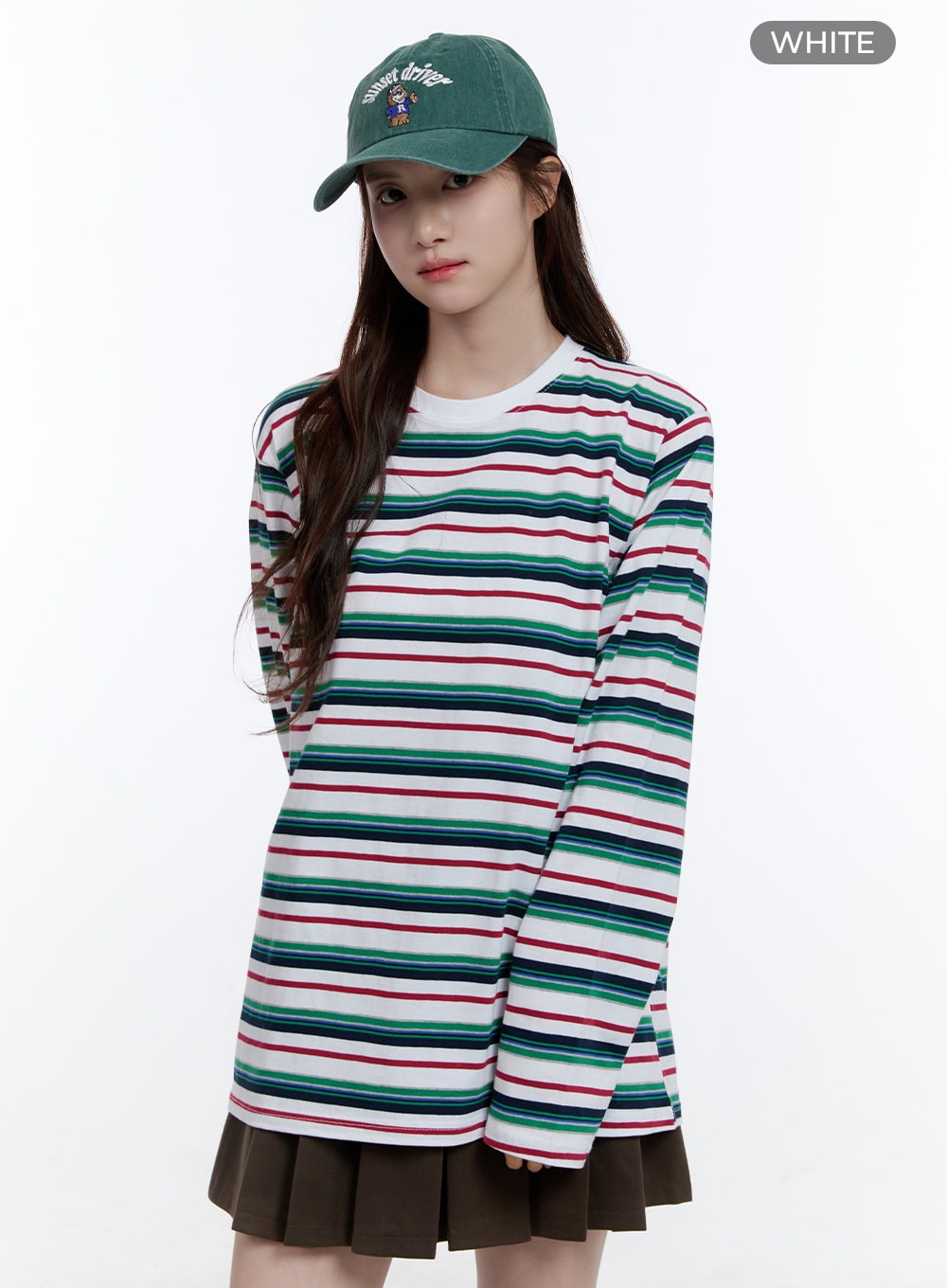 Chic Round Neck Long Sleeve Top OO407