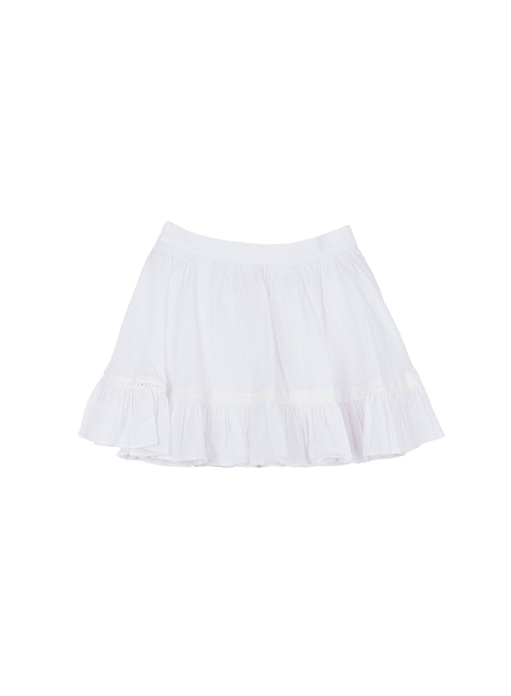 Frill Lace Flare Mini Skirt CY526