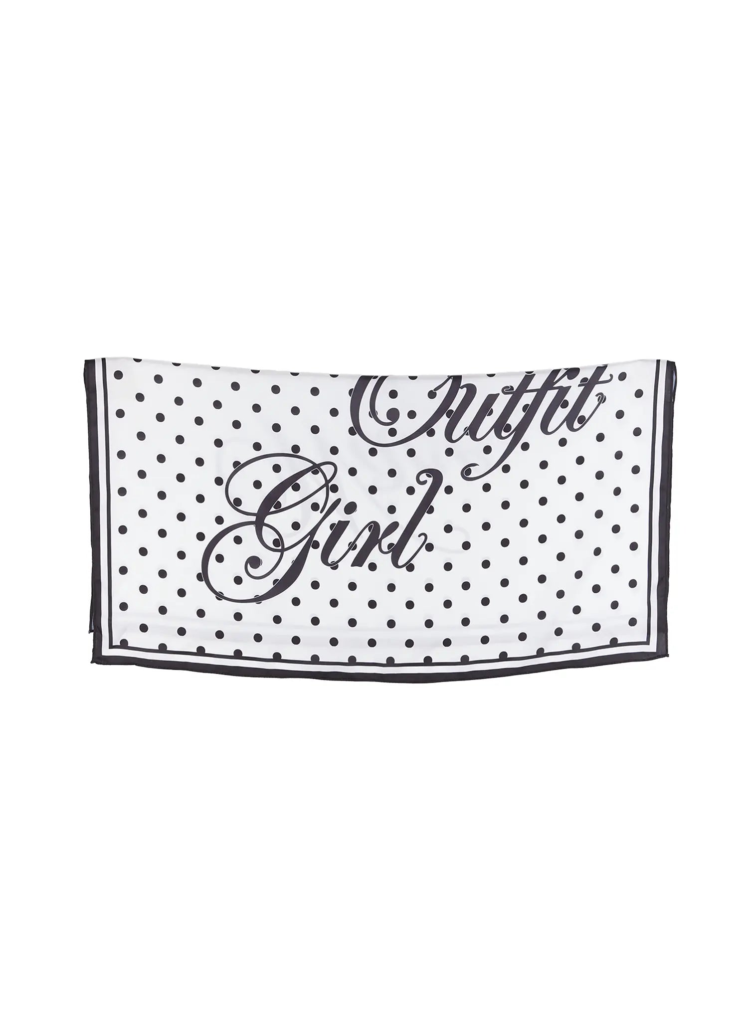 Polka Dot Graphic Scarf CU527