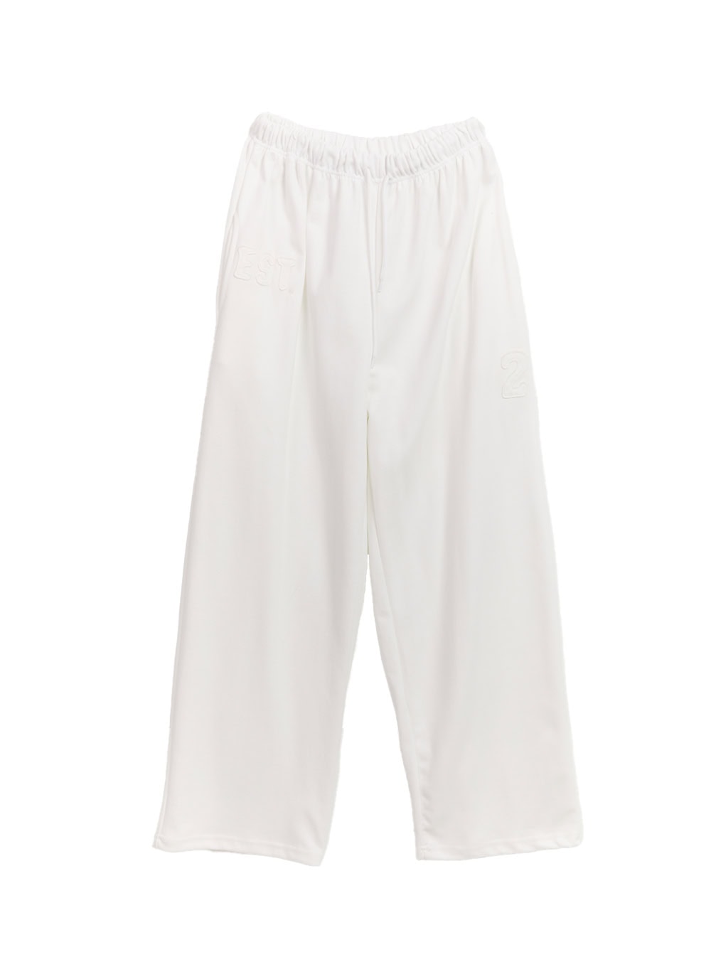 Cozy Embroidered Wide-Leg Sweatpants CF506