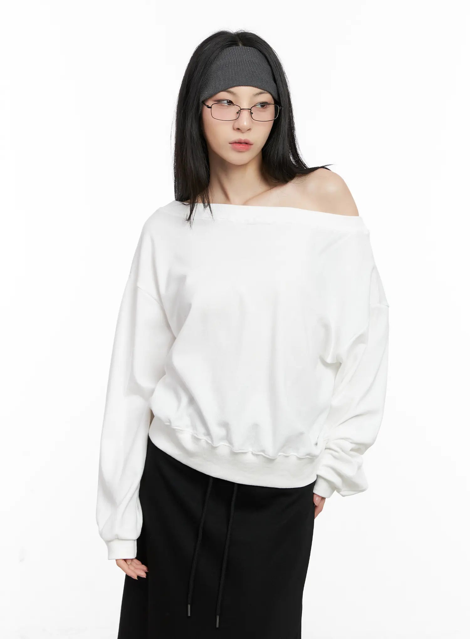 Casual Off-Shoulder Sweatshirt CG522