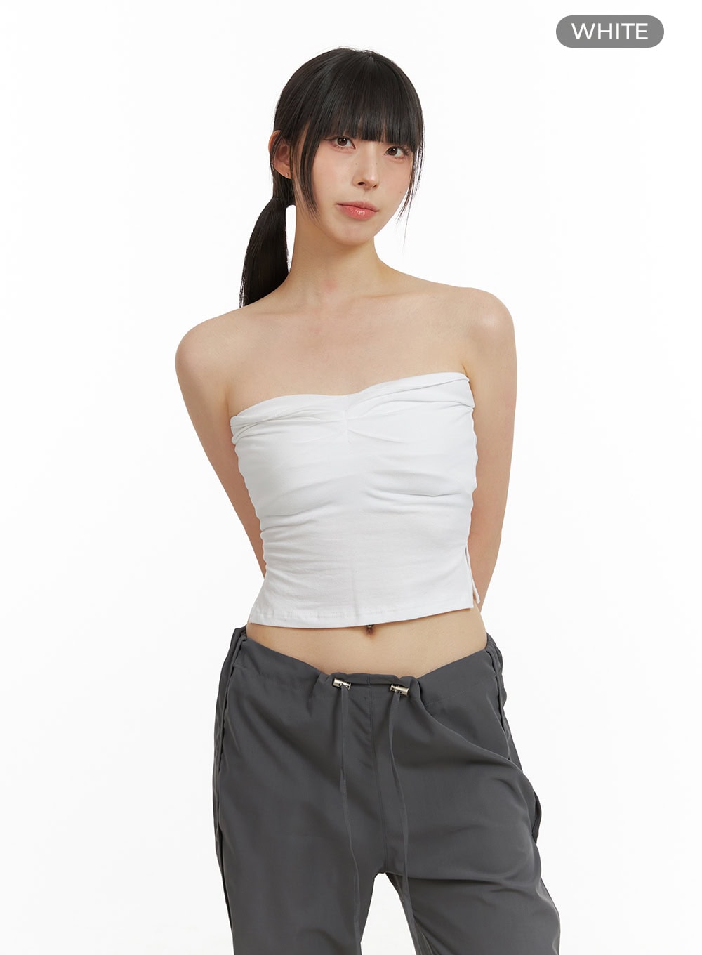 Shirred Tube Top CU424