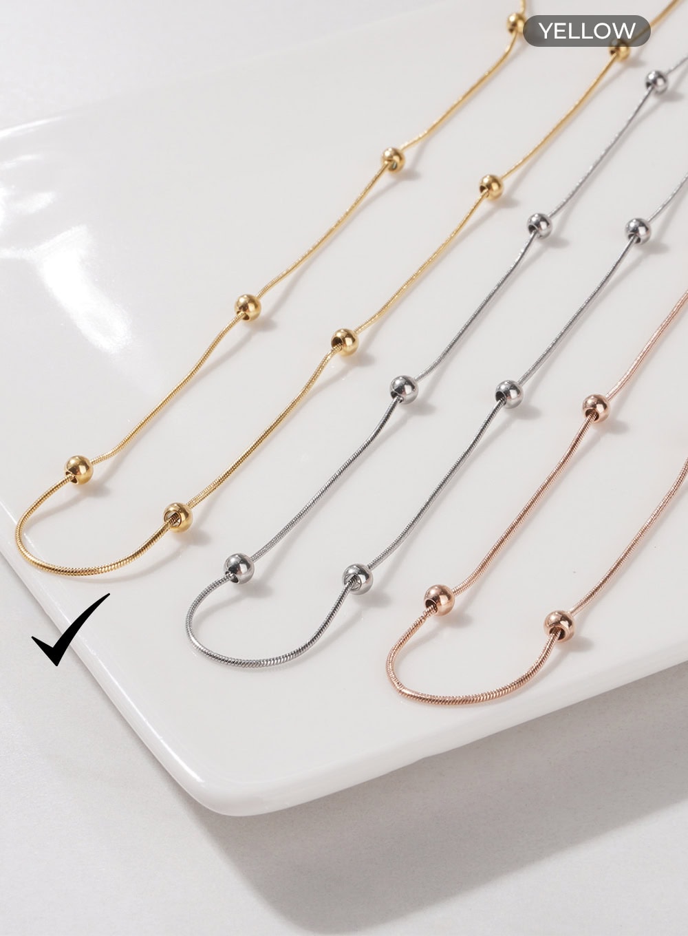 Take Ball Chain Necklace IL405