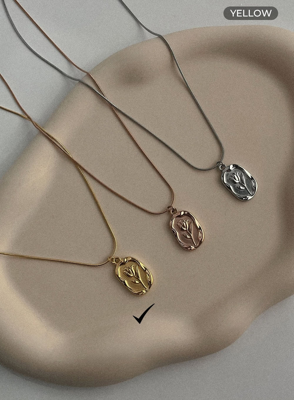 Flower Shilling Necklace IL405