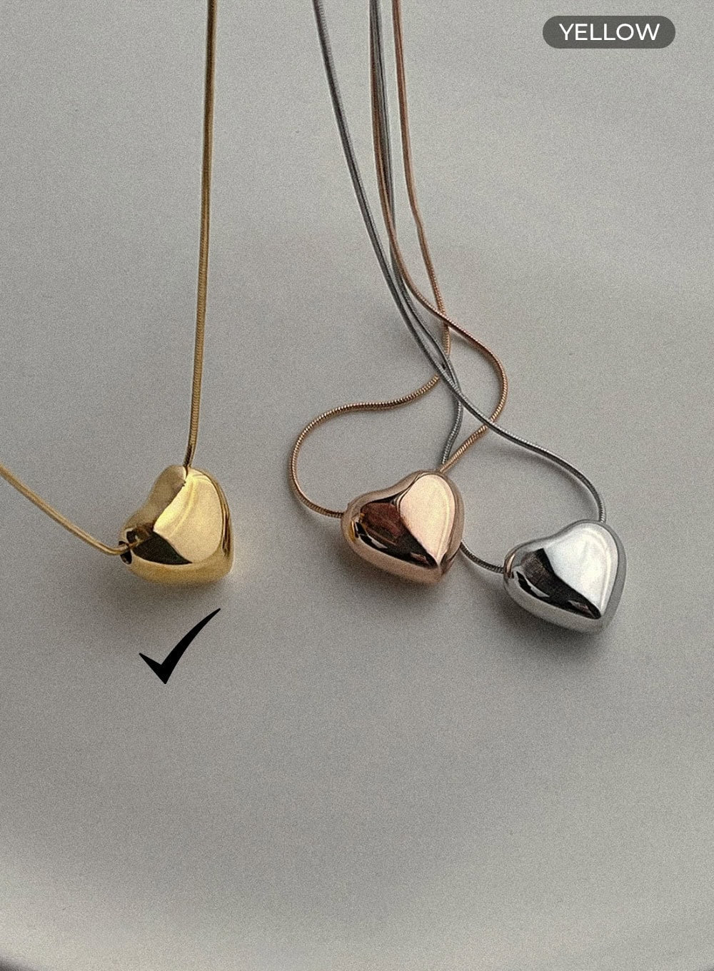 Bold Heart Necklace IL405