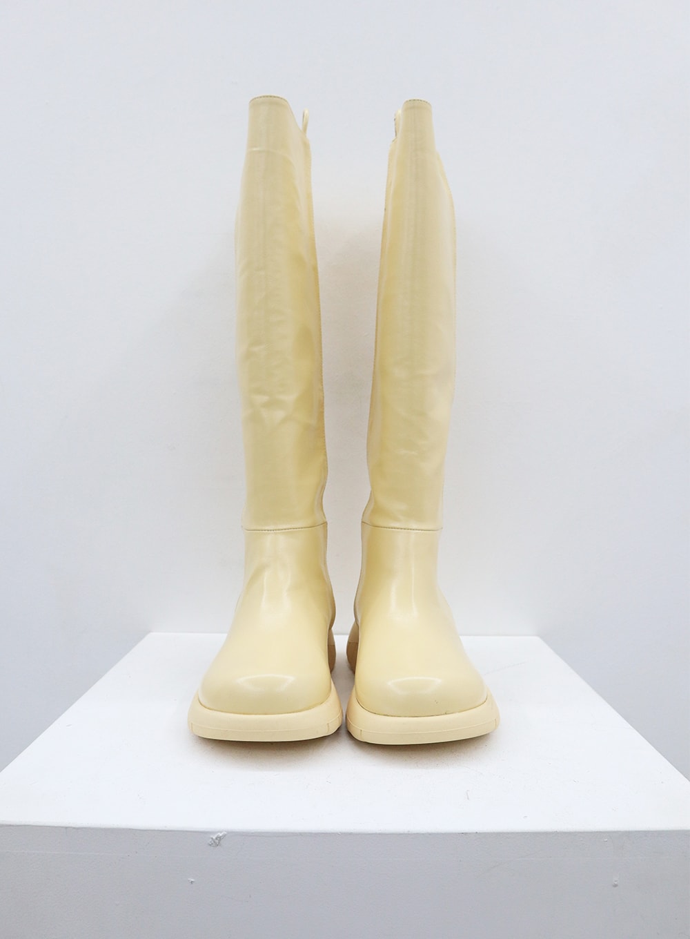 Faux Leather Knee High Boots CD12