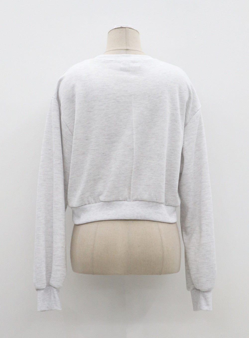 Graphic Cropped Sweatshirt CF327