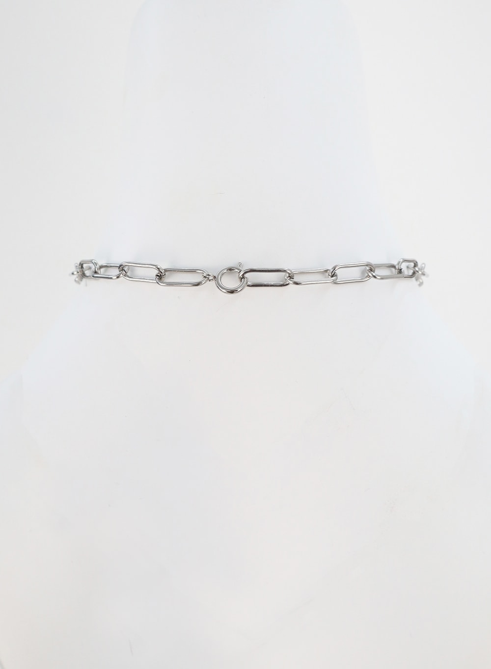 Silver Color Chain Necklace CY323