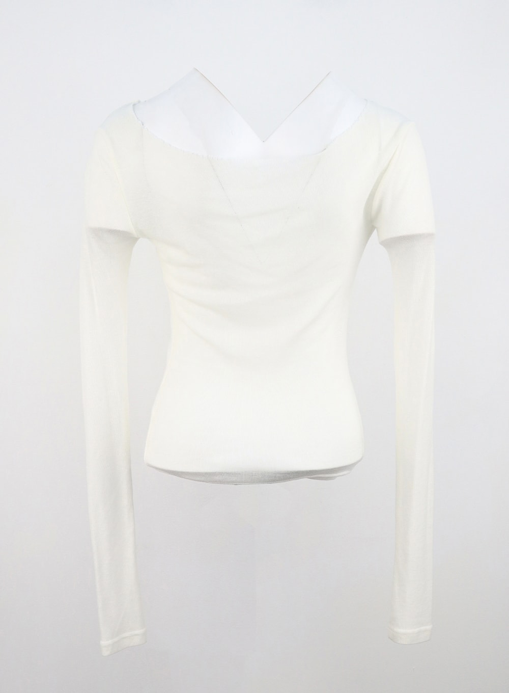 Off-Shoulder Mesh Top CU320