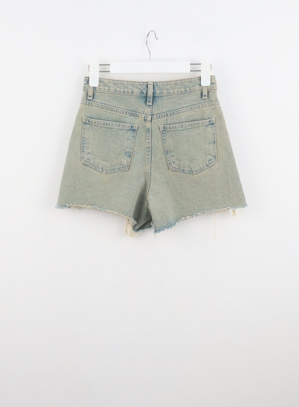 Light Ripped Denim Shorts CU327