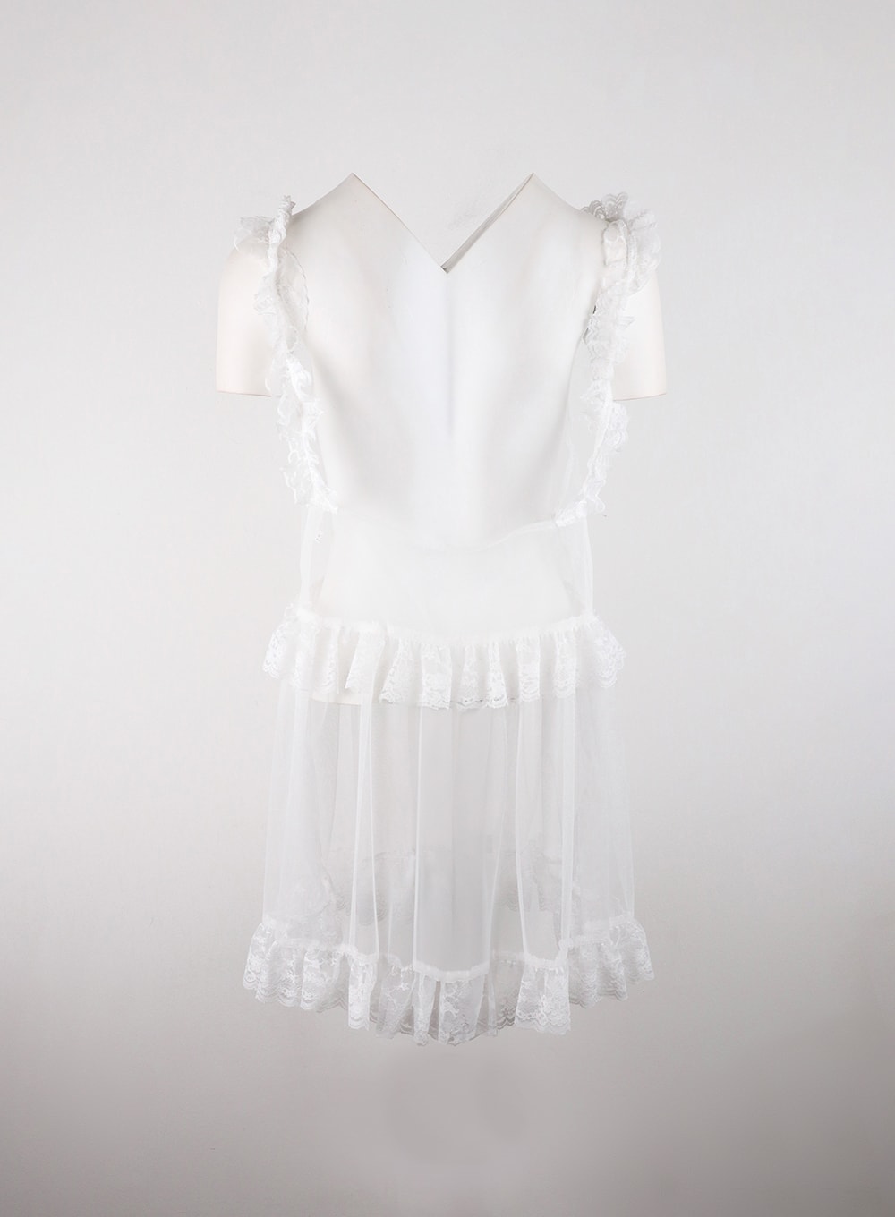 Embroidered Ruffle Lace Dress OD326