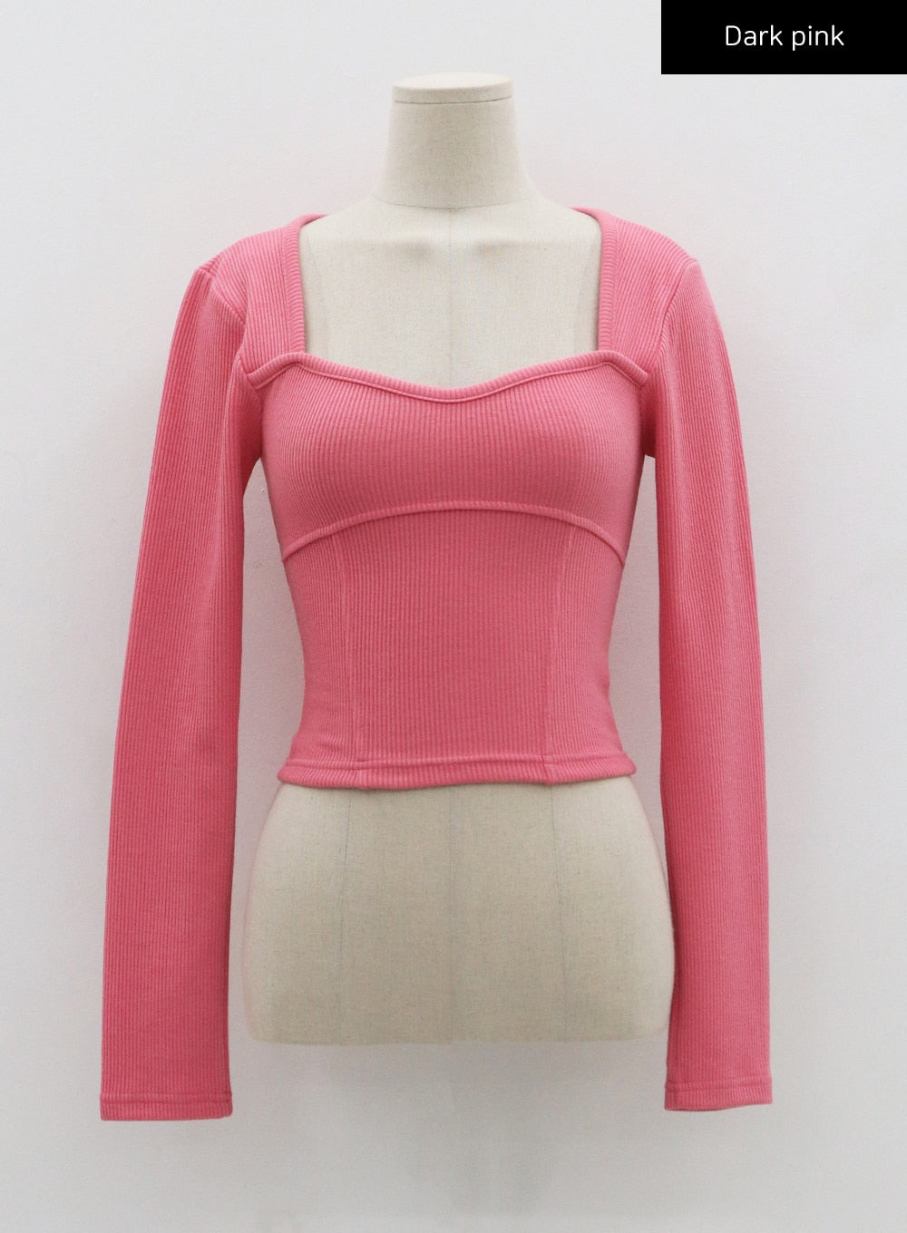 Heart Neck Crop T-Shirt CO11