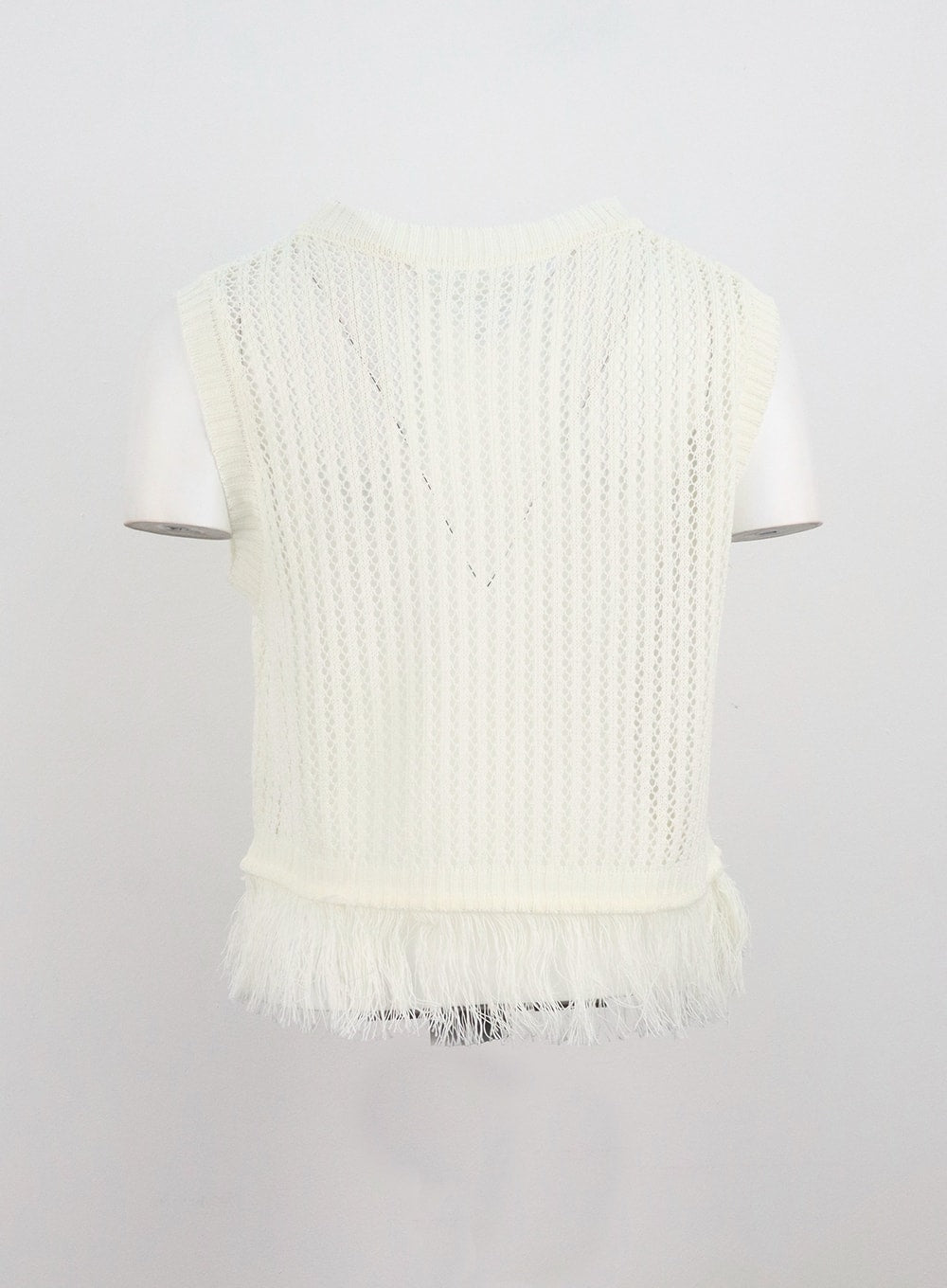 Mesh Fringe Vest CL305