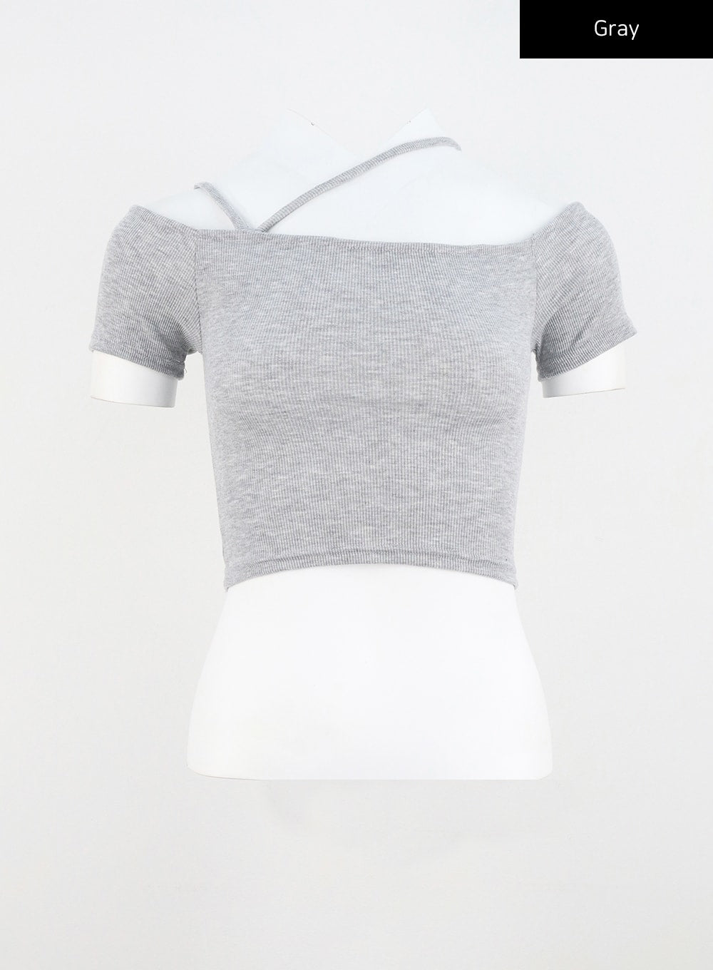 Off-Shoulder Cropped Tee CU326