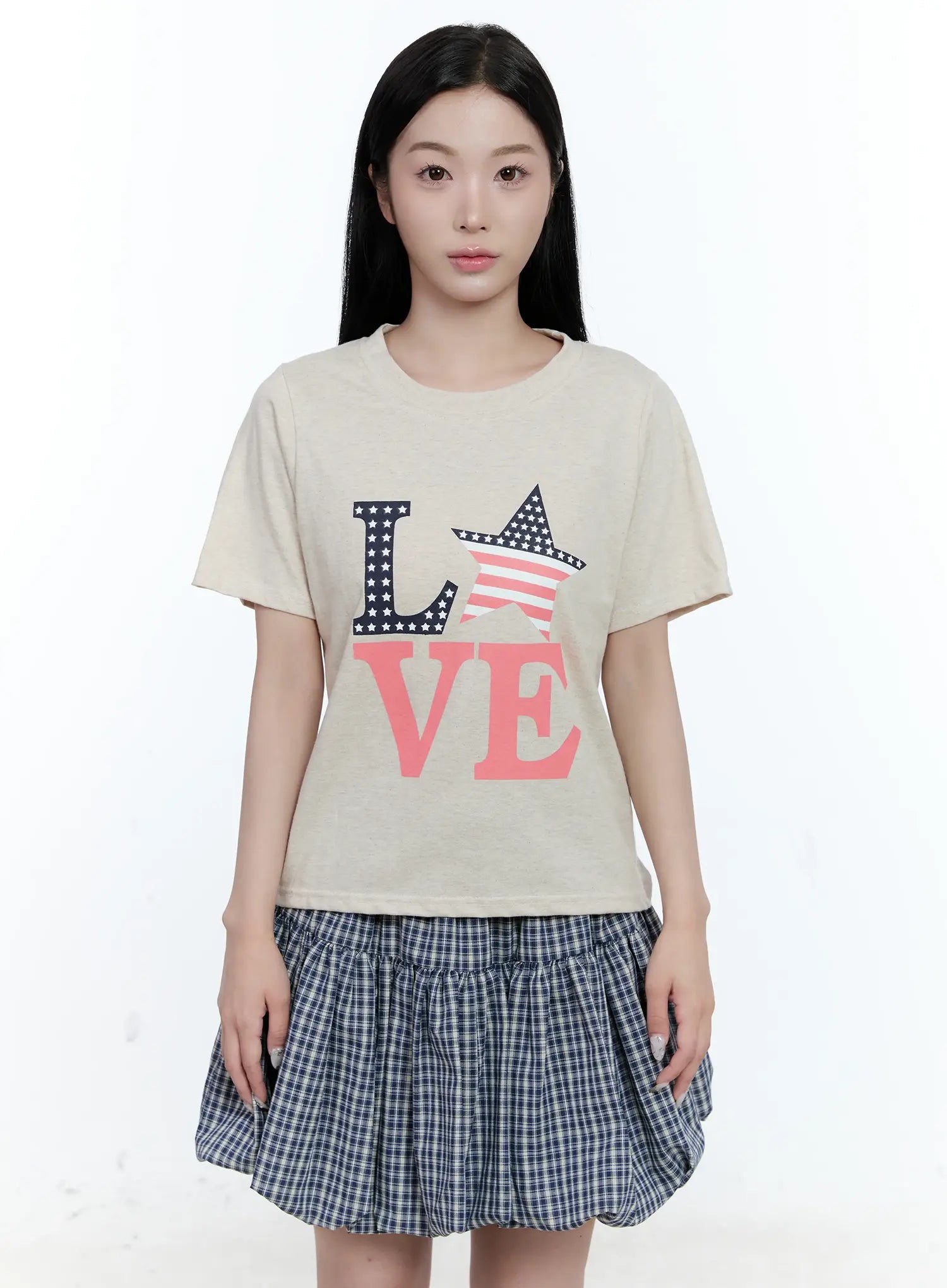 Relaxed-Fit "Love" Graphic T-Shirt CG501