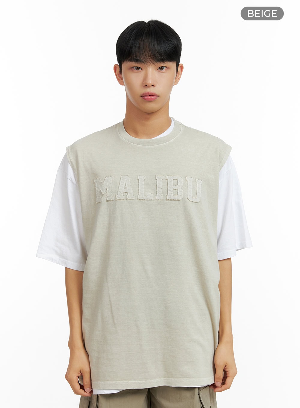 Men's Oversize Contrasting T-Shirt CL429