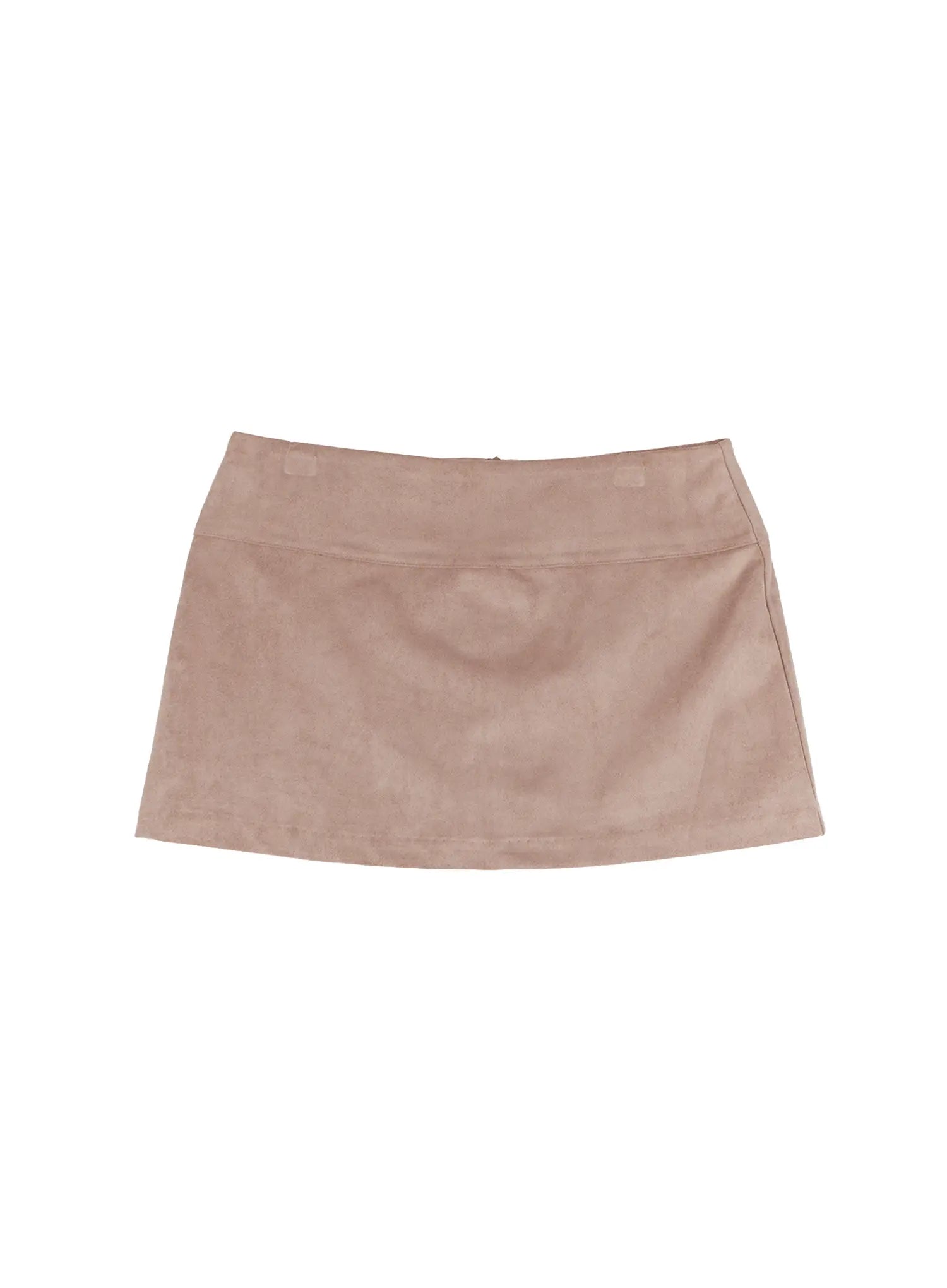 Chic Suede Mini Skirt CO501