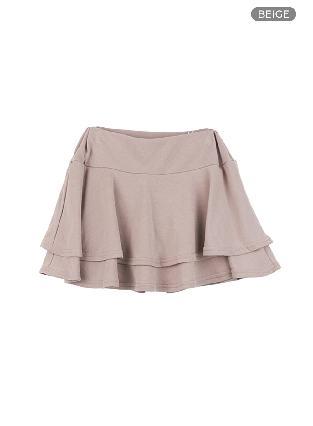 Chic Ruffle Band Mini Skirt CS410