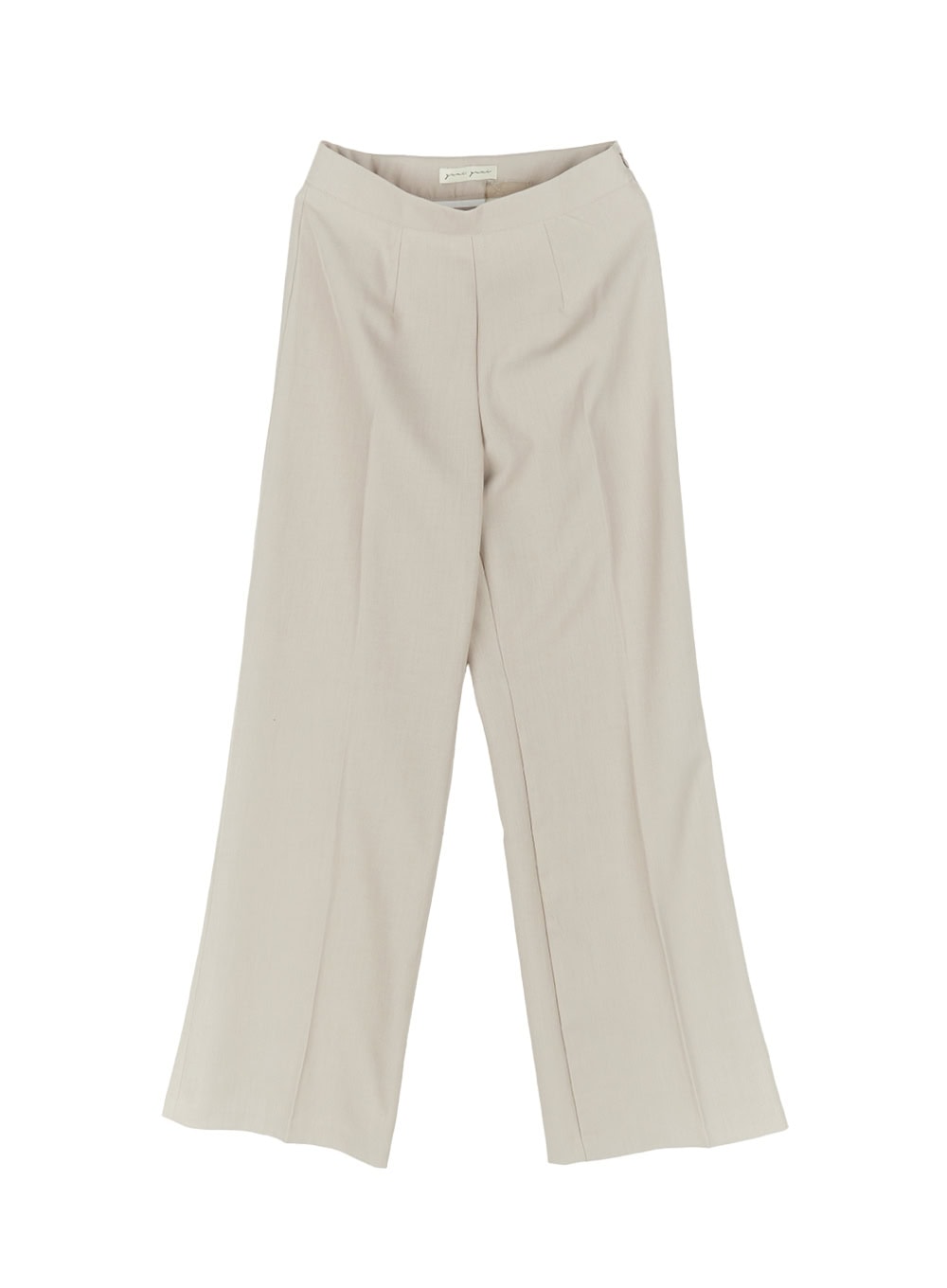 Side-Zip Loose-Fit Slacks CA516