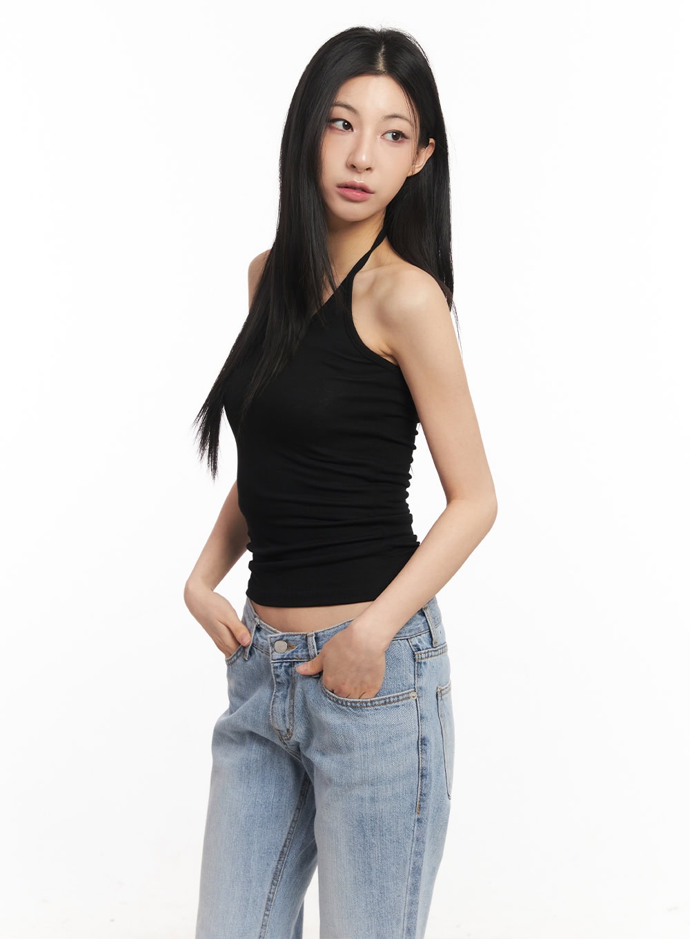 Essential Halter-Neck Cami Top CA516