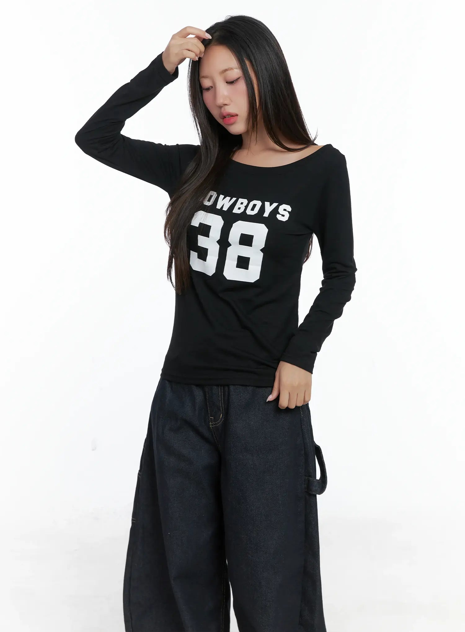 Cowboys Graphic Long Sleeve Tee CS503