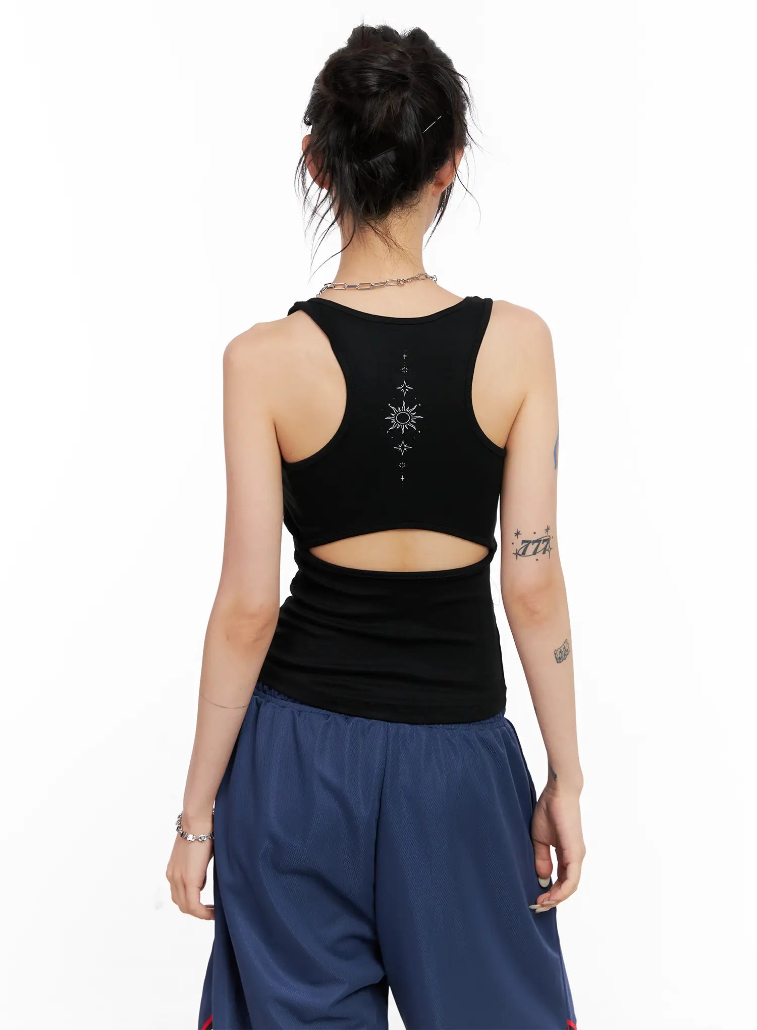 Back-Slit Tank Top CL528