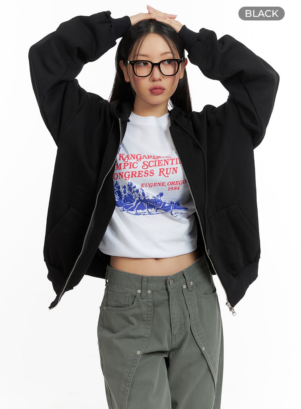 Drawstring Hoodie Jacket CM419