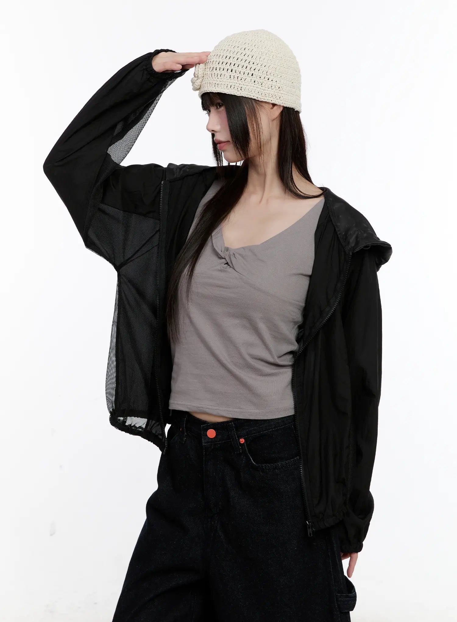 Lightweight Hooded Windbreaker CL504