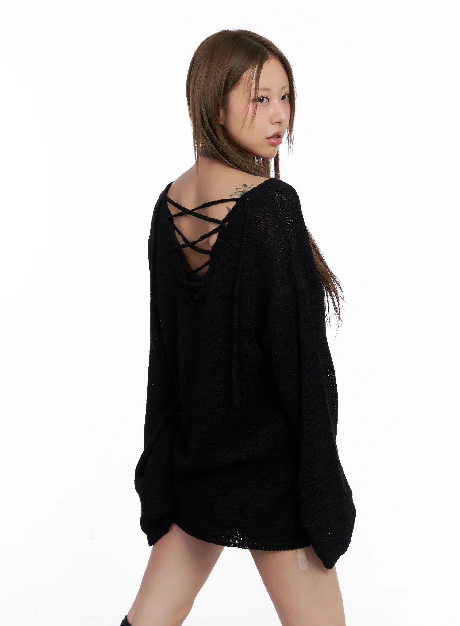 Loose-Fit String Summer Knit CL511