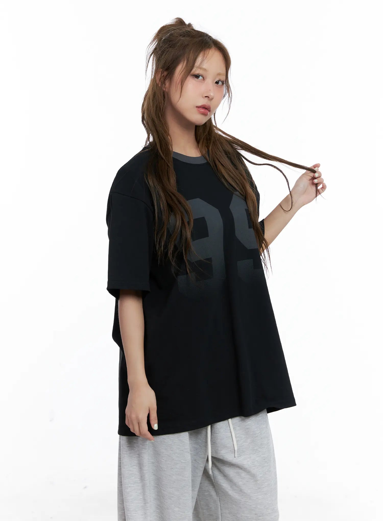 Oversized Graphic Tee CL514
