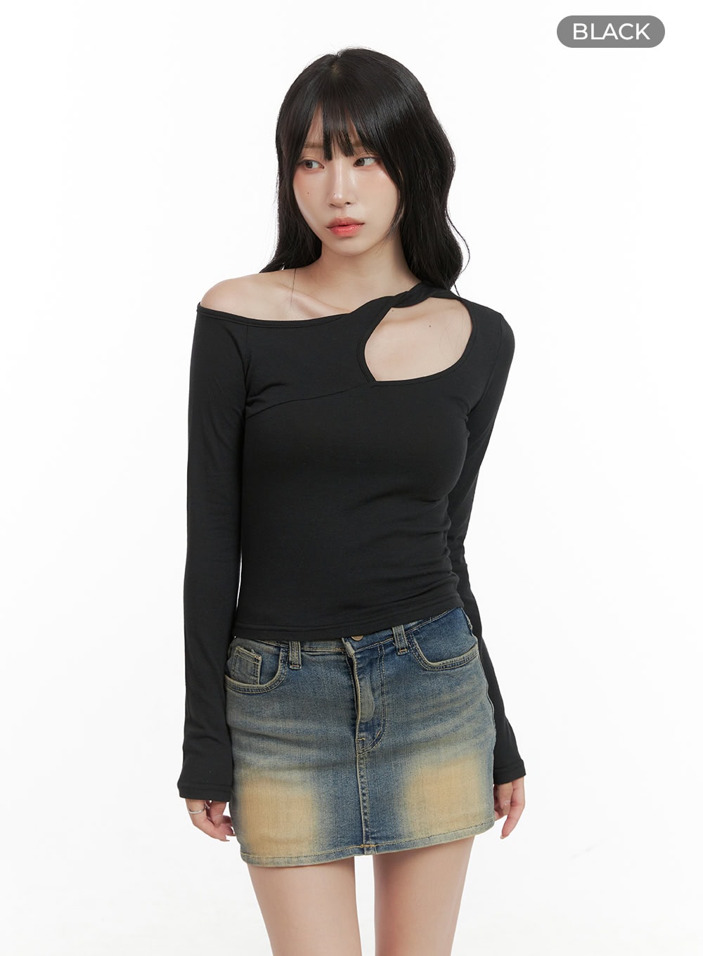 Asymmetrical Cut-Out Top CG421