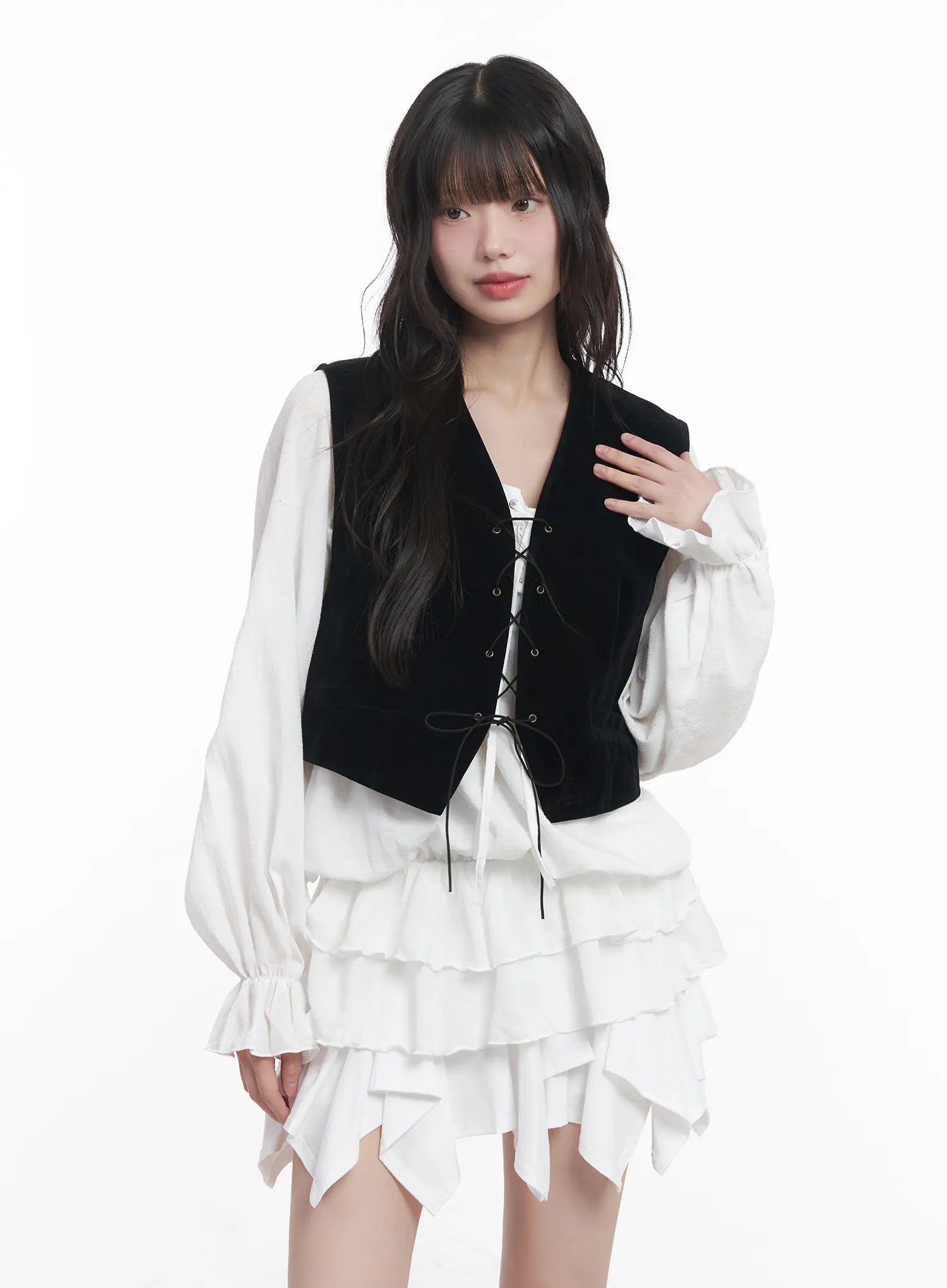 Vintage Cropped Vest CU520