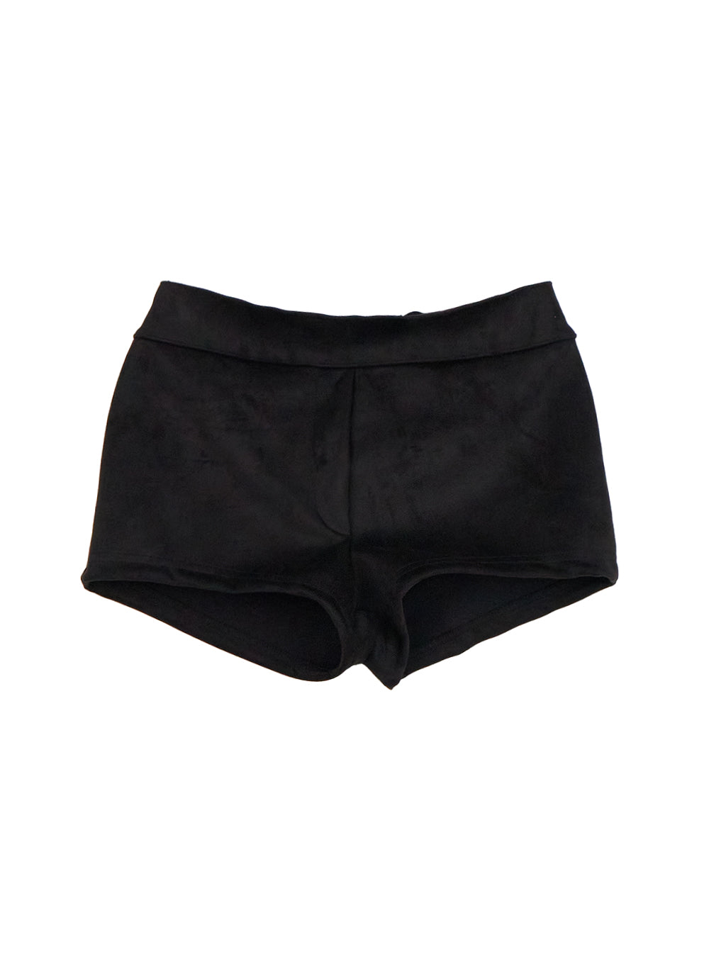 Solid Stretch Suede Shorts CN422