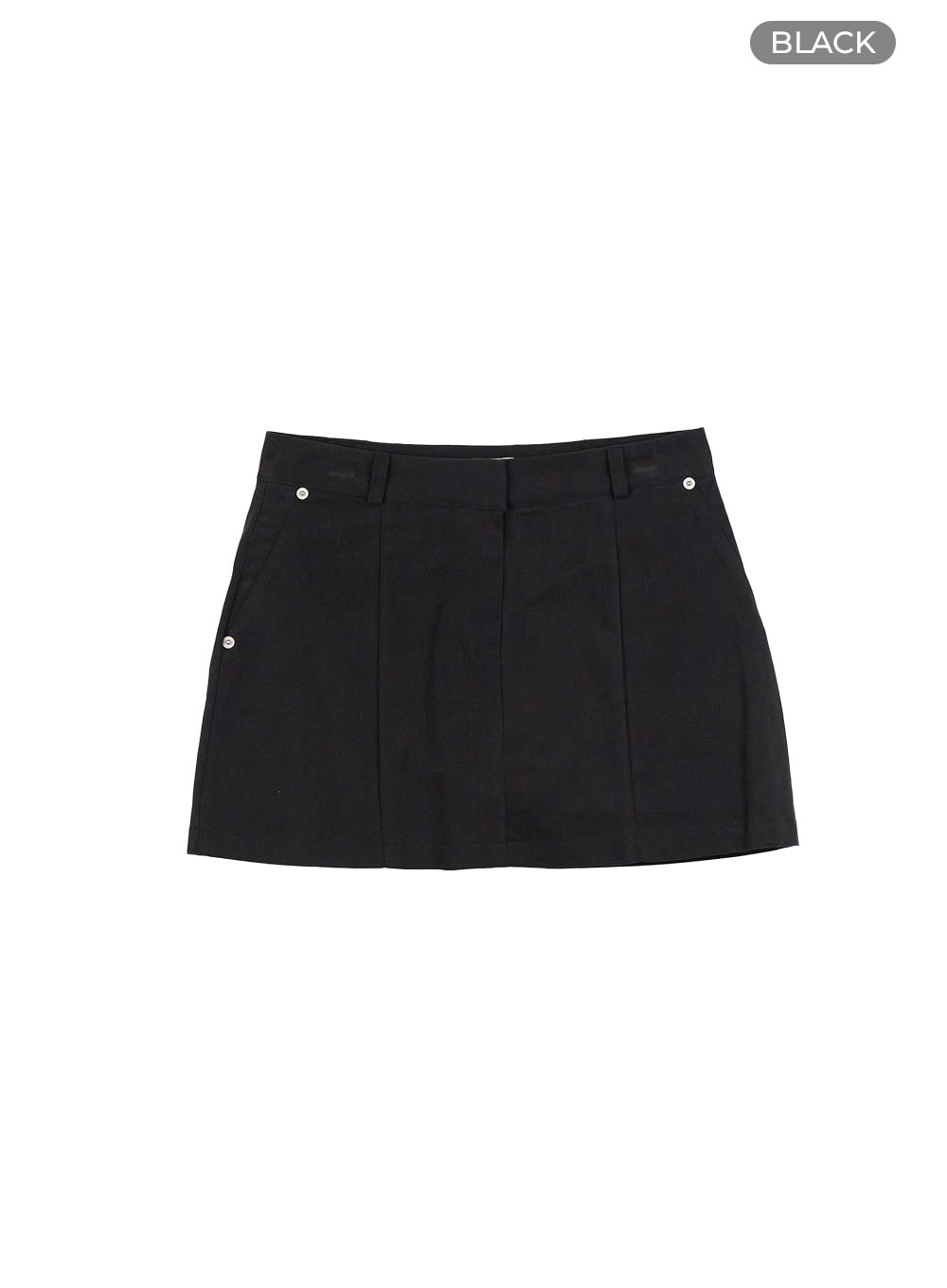 Cotton Solid Mini Skirt CG422