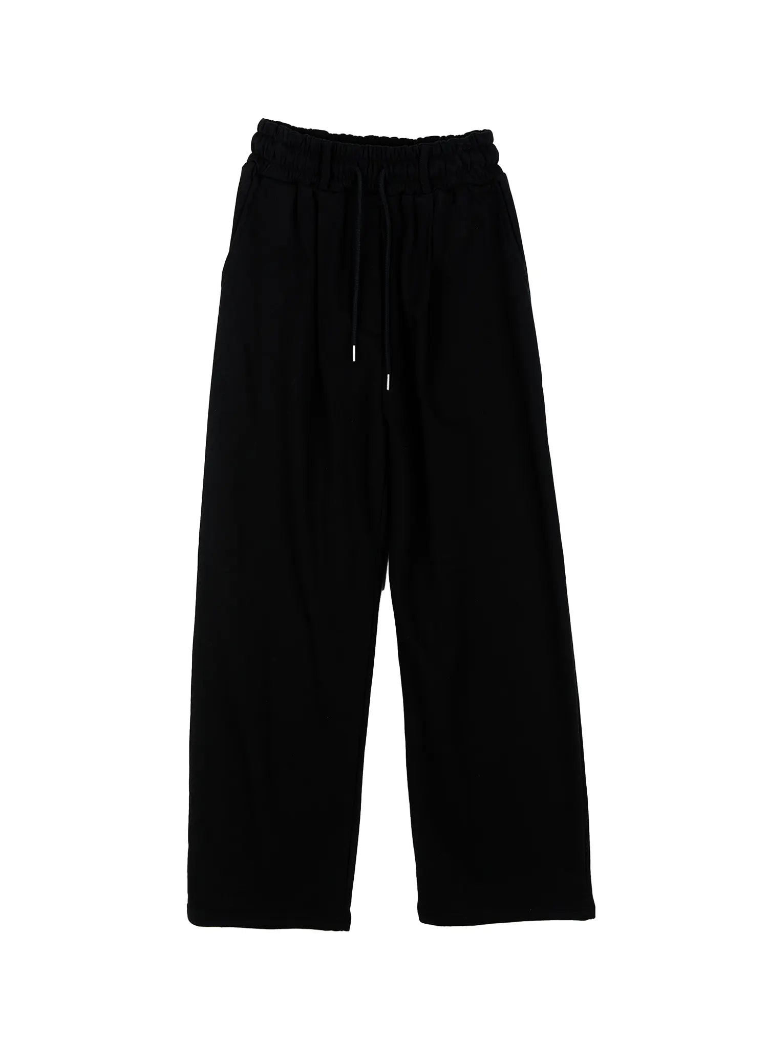 Cozy Pintuck Wide-Leg Sweatpants CG501