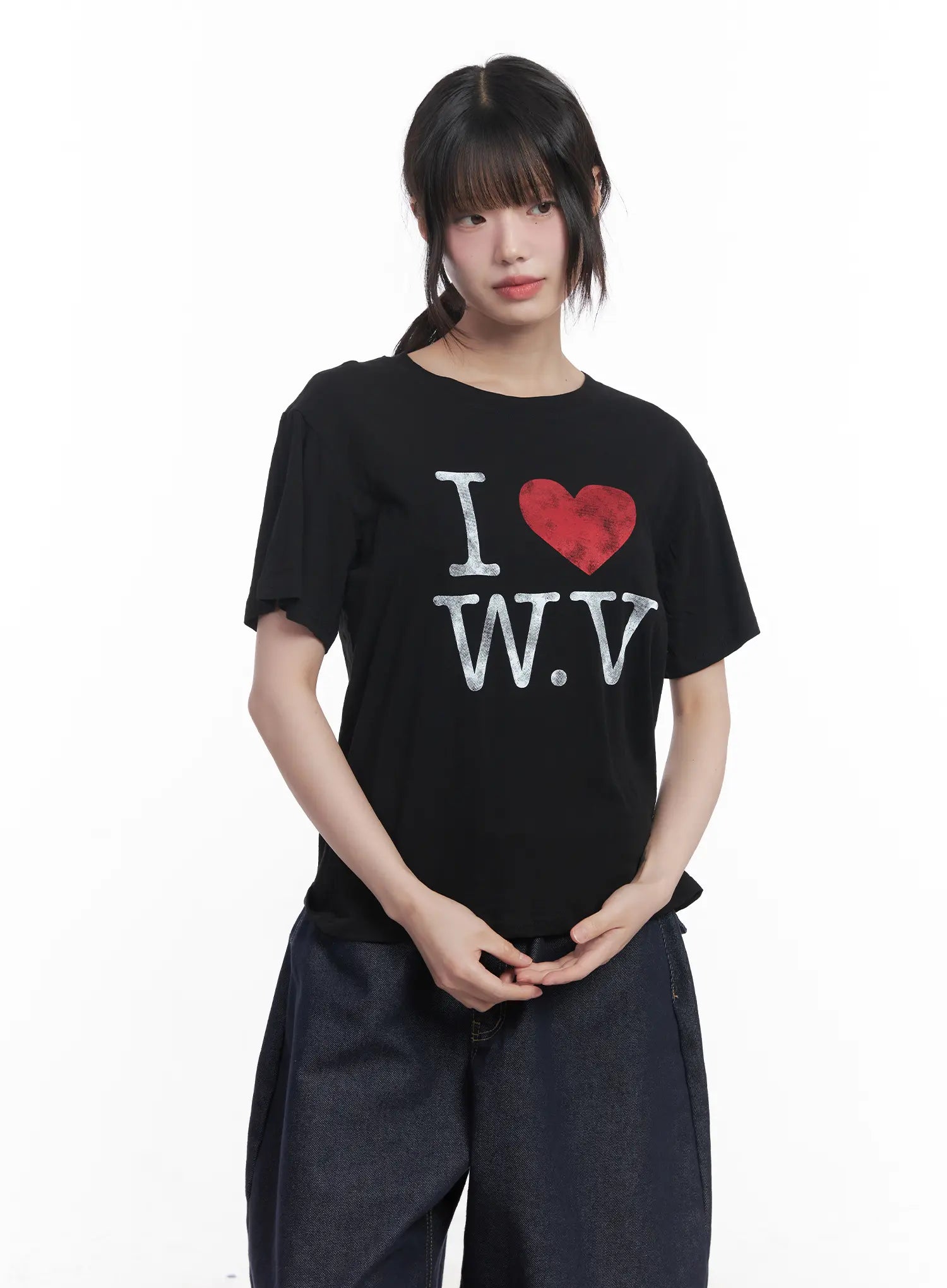 Sheer Heart Graphic Tee CU519