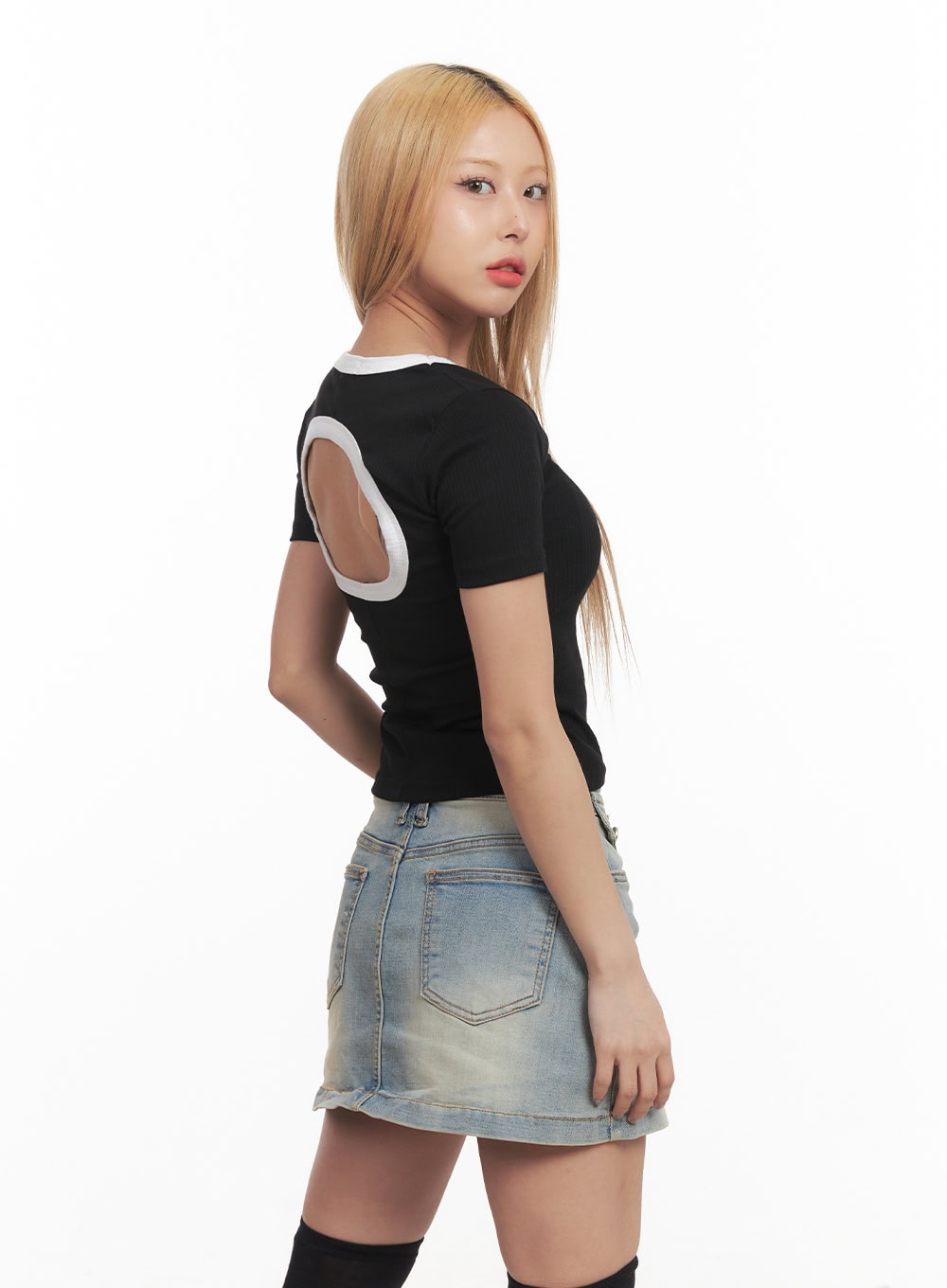 Backless Cut-Out Crop Top CM506