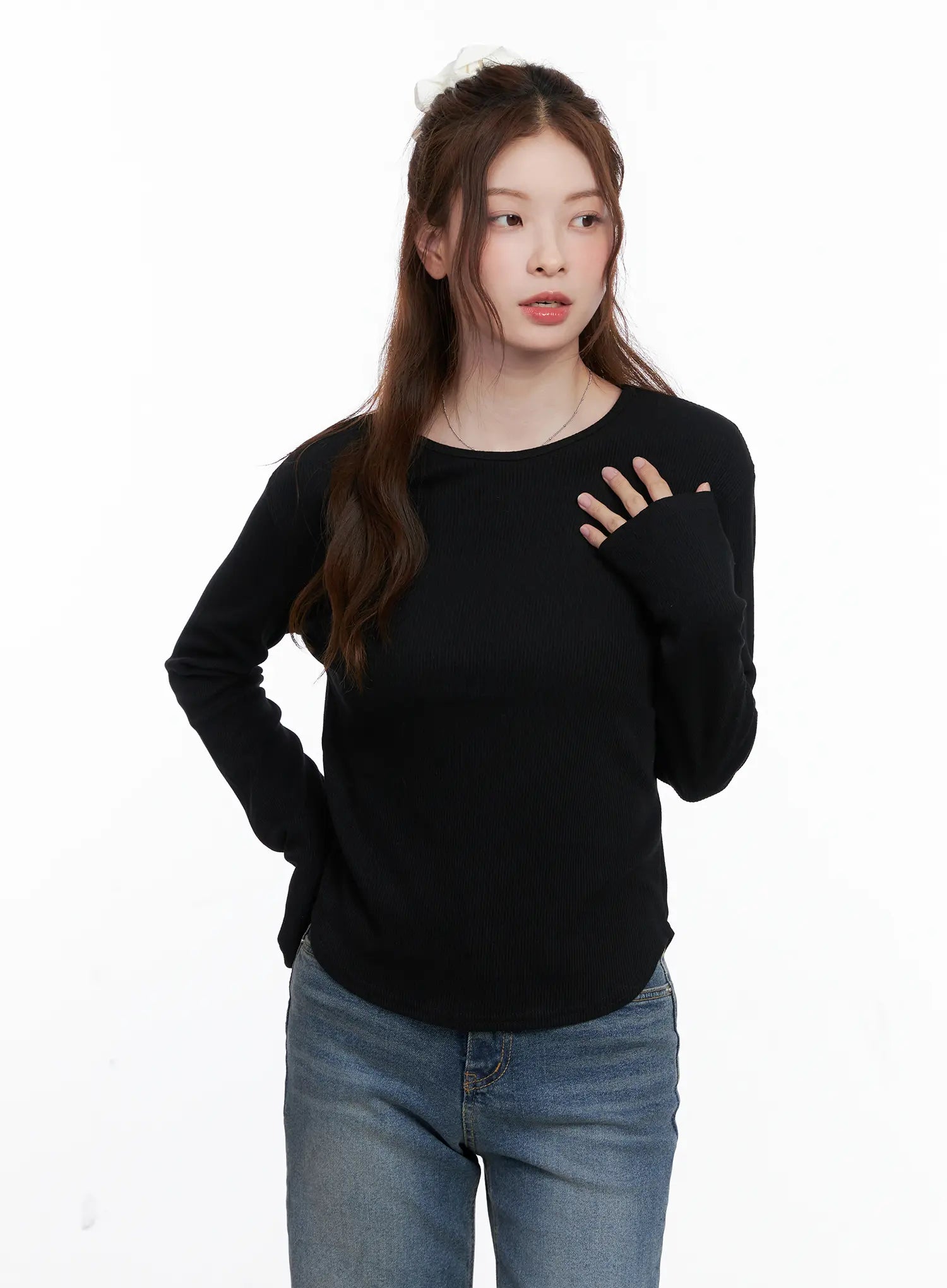 Crew Neck Long Sleeve Top CG520