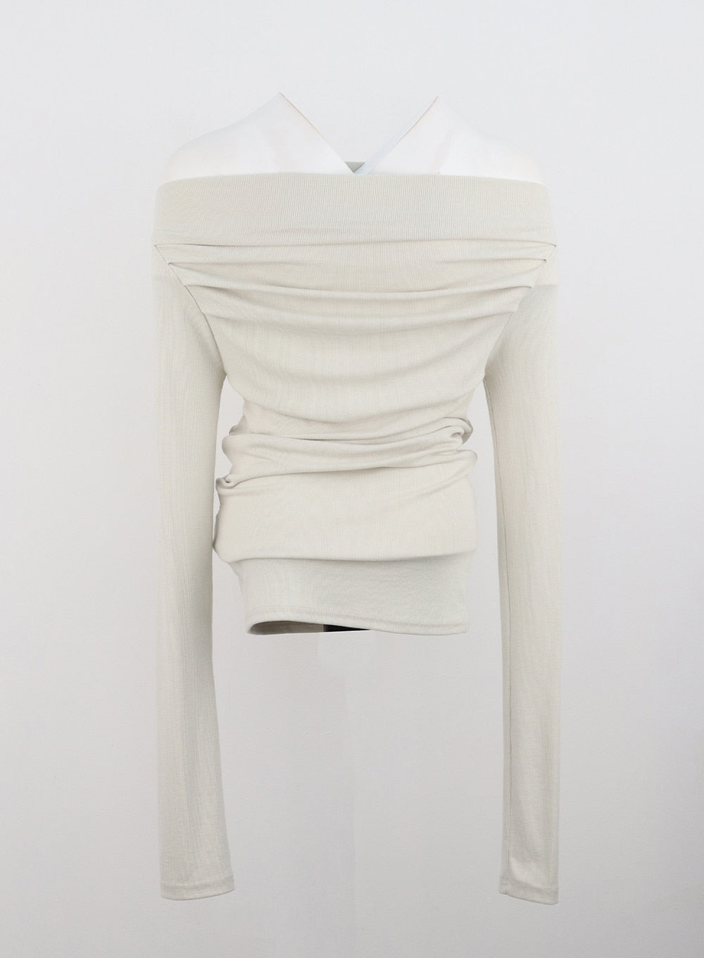 Off-Shoulder Long Sleeve Tee CG329