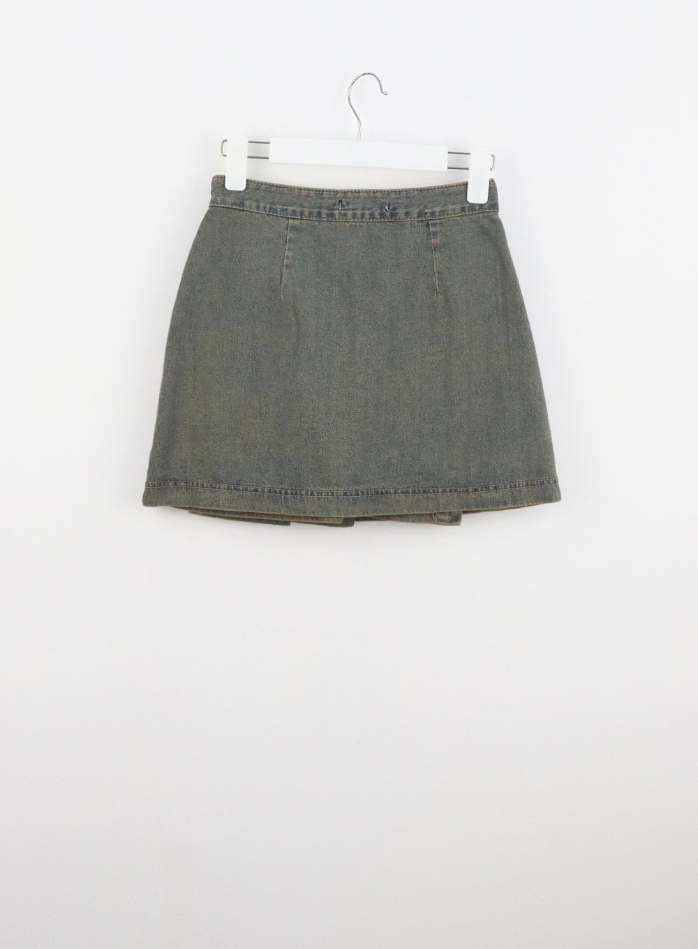 Wrapped Pleated Mini Skirt CU328