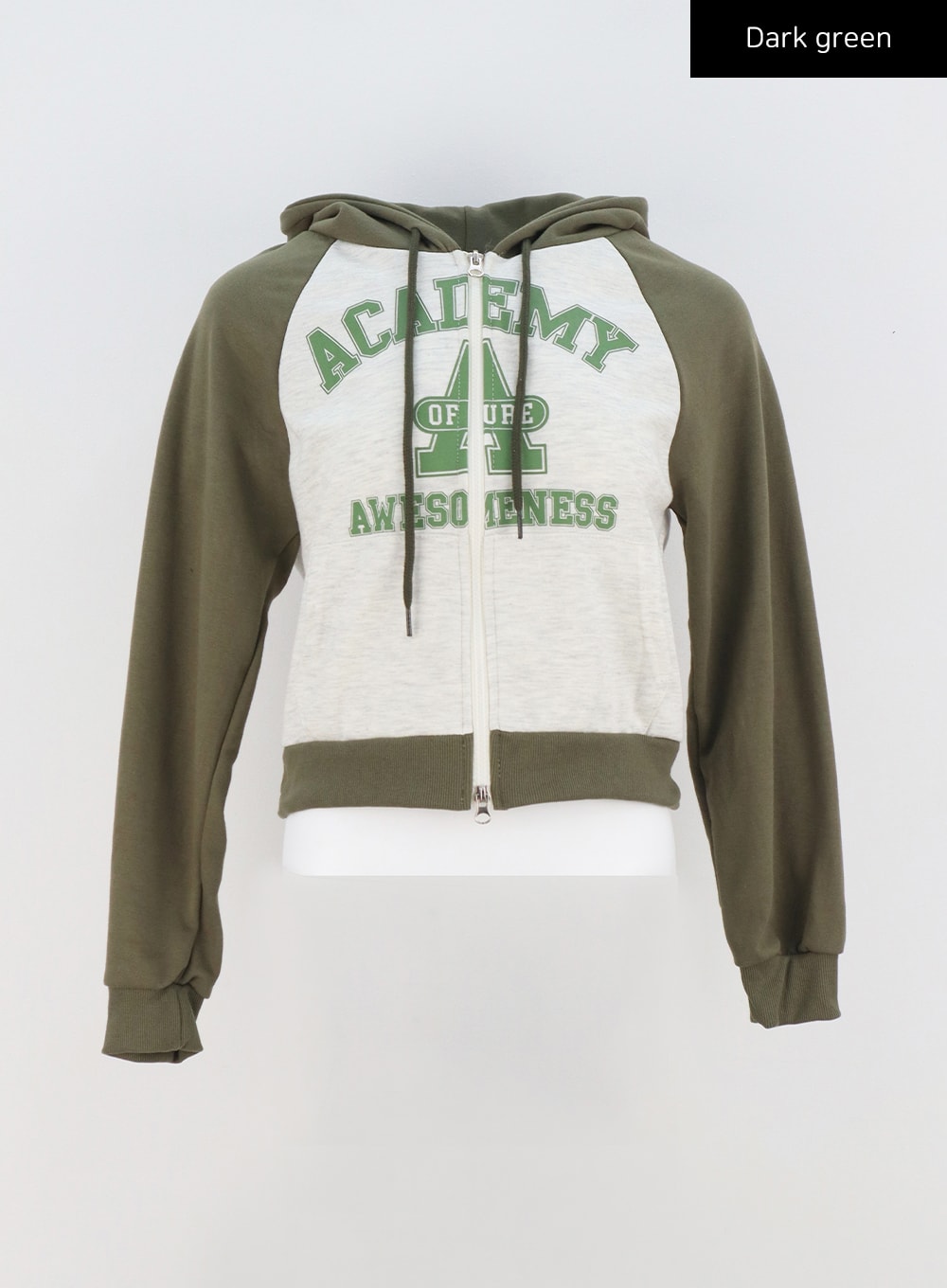 Graphic Zip-Up Hoodie CA318