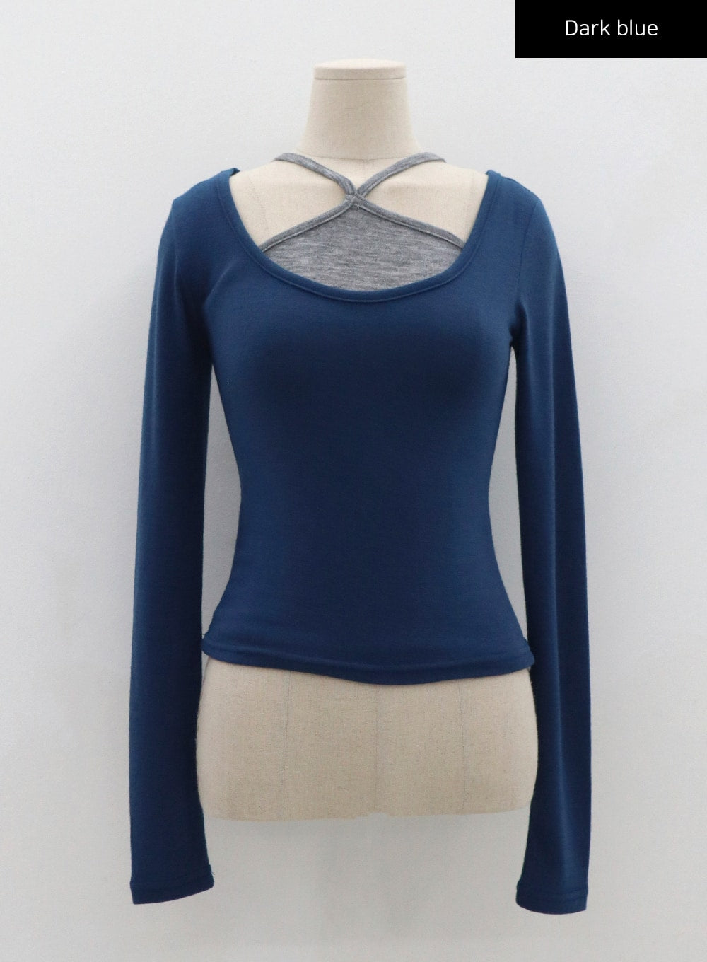 Caroline Long Sleeve Strip Top Set CS07