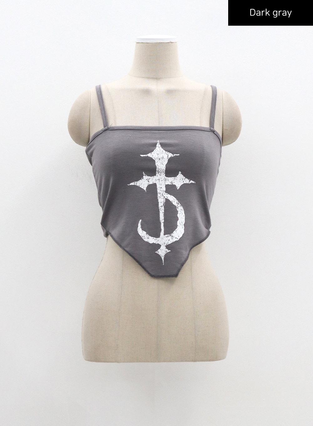 Thin Strap Graphic Top CM329