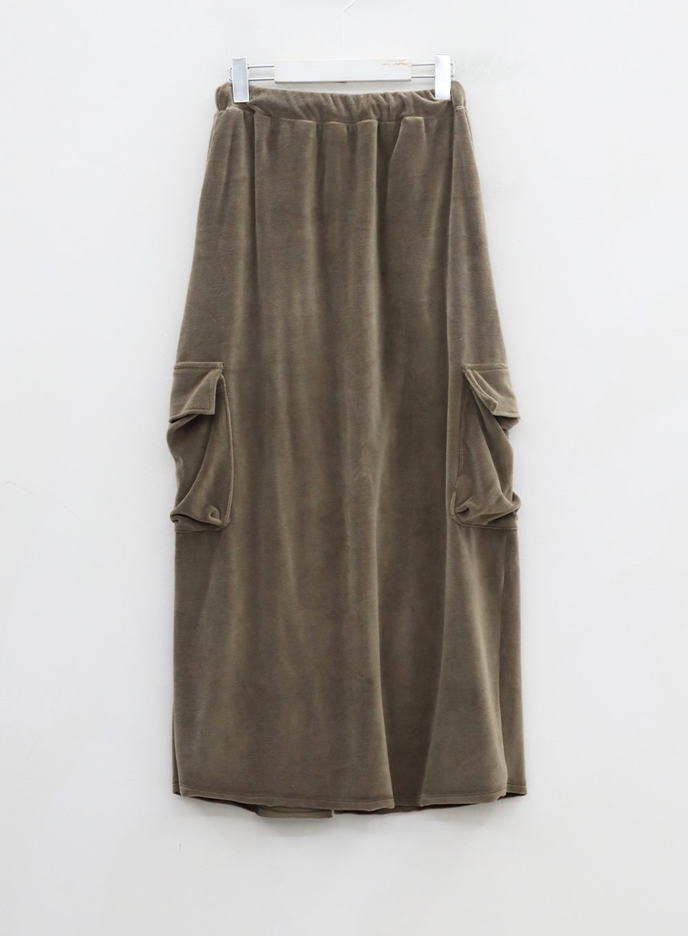 Front Split Cargo Maxi Skirt CD14
